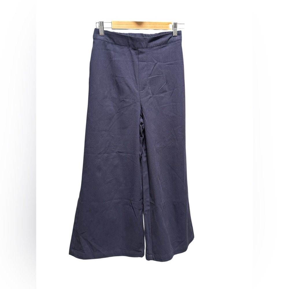 NWT, Good Luck Gem Navy Women's‎ Wide Leg Cropped Pant
